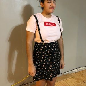 Super cute pink “THRILLS” tee!